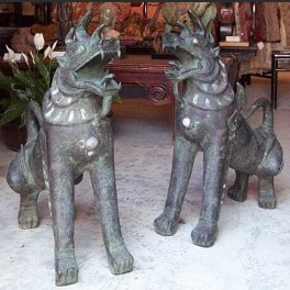 Sculptures animalières d'Asie